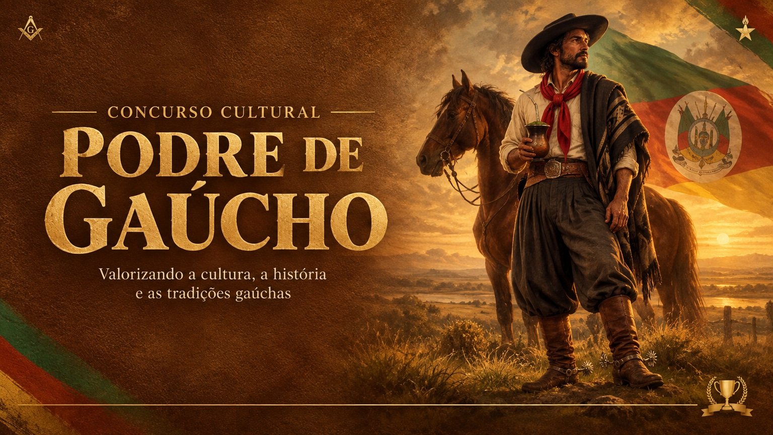 Concurso Cultural “Podre de Gaúcho”: pilcha, quiz e troféu na 6ª Sessão